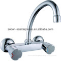 Wall mounted sink mixer